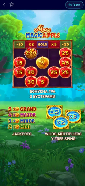 Игровой автомат More Magic Apple на Казино ЮА